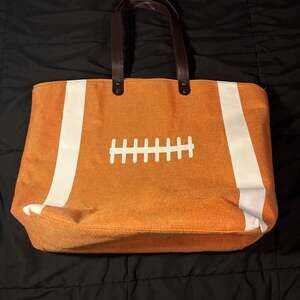 Football Game Day Beach Bag Tote
